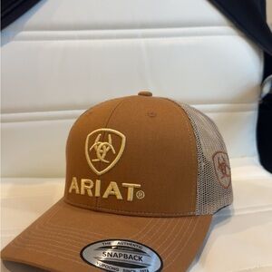 Ariat Tan Mesh Snapback Hat